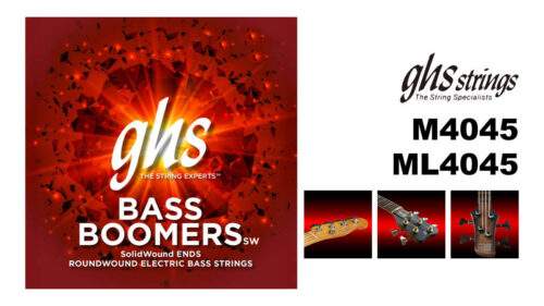 GHS Stringsから ソリッドワウンド仕様のエレキベース弦 Solidwound Bass Boomers「M4045」「ML4045」が発売！