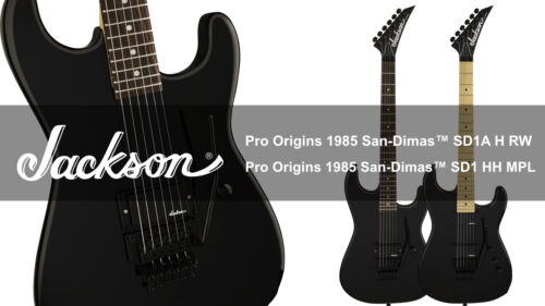 Jackson(ジャクソン)から、Pro Origins 1985シリーズ San Dimas SD1が登場！