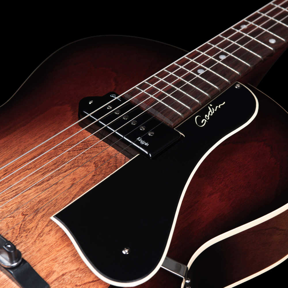 Godin ゴダン 5th Avenue Kingpin P90 Vintage Burst エレキギター フルアコギター