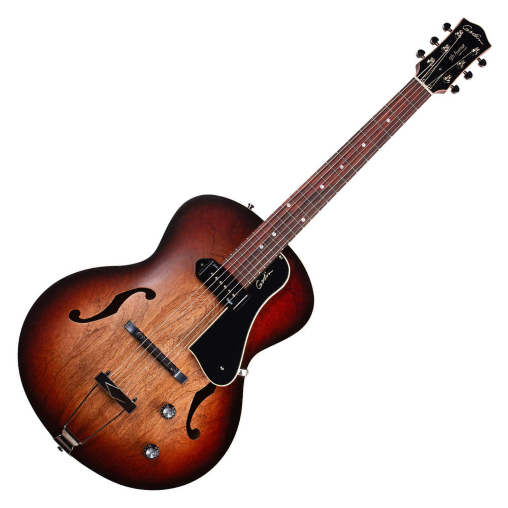 Godin ゴダン 5th Avenue Kingpin P90 Vintage Burst エレキギター フルアコギター