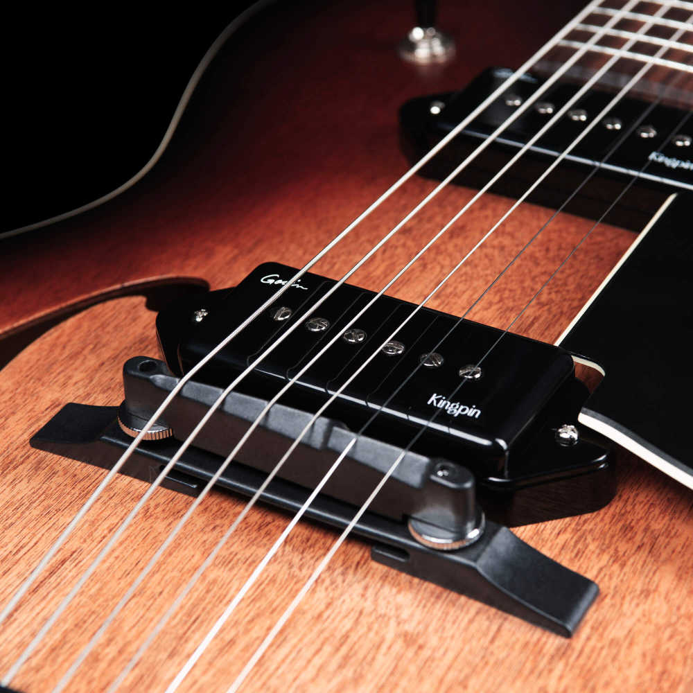 Godin ゴダン 5th Avenue CW Kingpin II Vintage Burst エレキギター フルアコギター