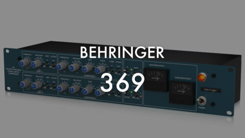 BEHRINGER（ベリンガー）から2チャンネルステレオコンプレッサー/リミッター「369」が発売！
