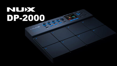 ベロシティ対応の独立した8つのストライクパッドを備えたパーカッションパッド「NUX DP-2000」が発売！