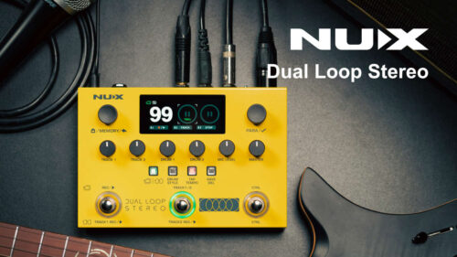 2つのループトラックと2種類のドラムパターンを搭載したルーパーペダル「NUX Dual Loop Stereo」が発売！