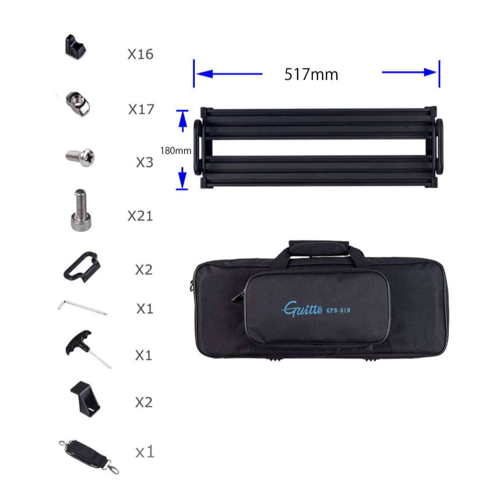 Guitto GPB-01 ペダルボード エフェクターボード