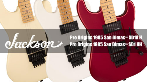 Jackson（ジャクソン）Pro Origins 1985シリーズ San Dimas SD1 にNewカラーが登場！