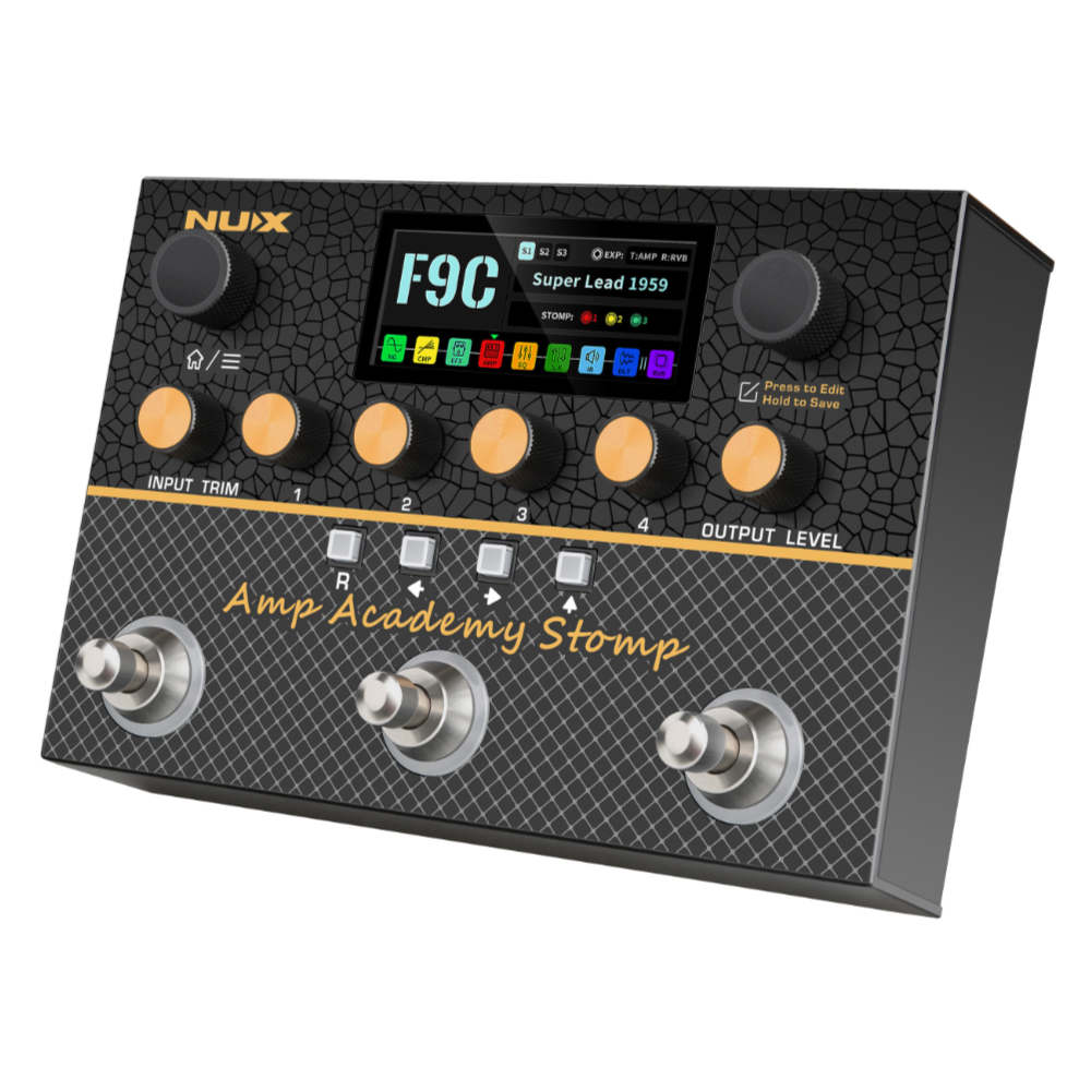 NUX ニューエックス Amp Academy Stomp アンプモデラー マルチエフェクター ギターエフェクター