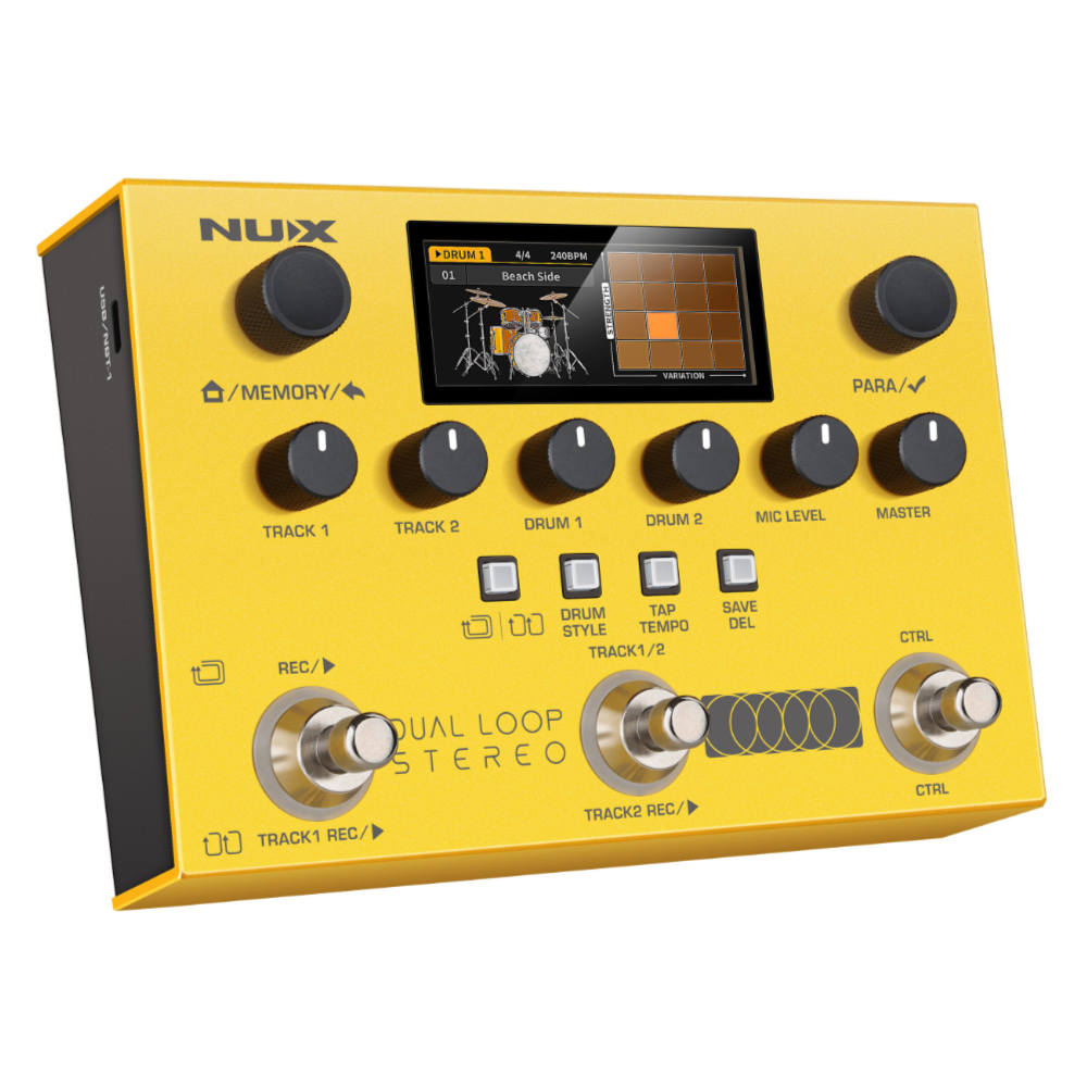 NUX ニューエックス Dual Loop Stereo デュアルトラックループペダル ルーパー ギターエフェクター