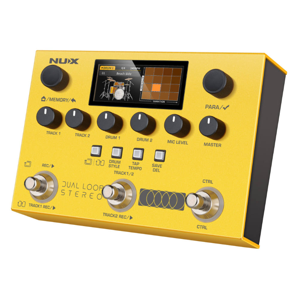 NUX ニューエックス Dual Loop Stereo デュアルトラックループペダル ルーパー ギターエフェクター