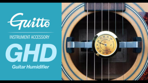 アコギやウクレレのサウンドホール装着して使える、湿度計付きの湿度管理グッズ Guitto GHDシリーズに「GHD-03」「GHD-04」が登場！