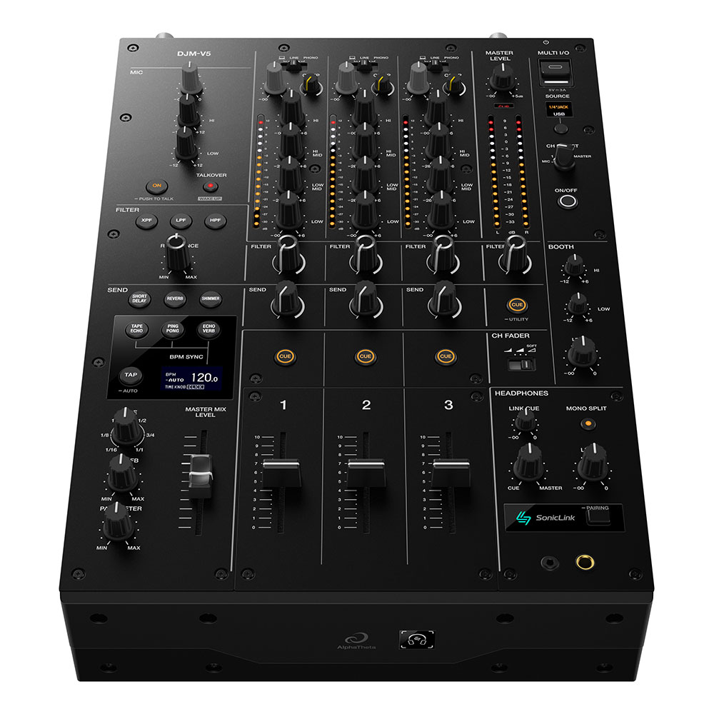 AlphaTheta DJM-V5 3channel DJ MIXER 3ch プロフェッショナルDJミキサー