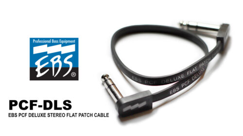 EBS フラットパッチケーブルシリーズのラインナップにステレオTRSケーブル「PCF-DLS」が追加！