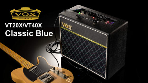 VOXから ロングセラーのVT-Xシリーズが装いを新たに「Classic Blue」として進化して登場！