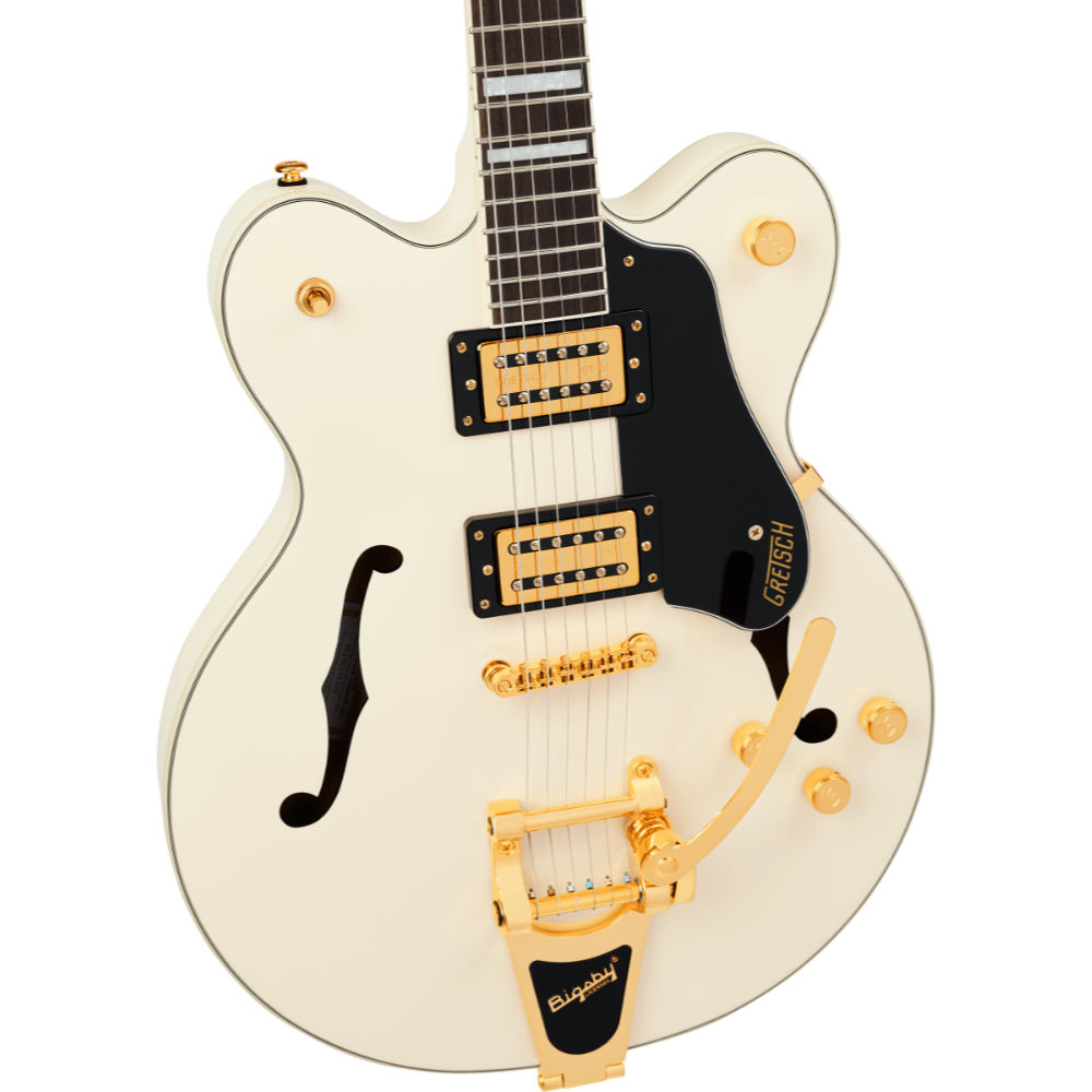 GRETSCH G2622TG Streamliner Center Block Double-Cut with Bigsby LTD Laurel Fingerboard Broad’Tron BT-3S Pickups Vintage White