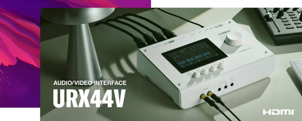 YAMAHA ヤマハ URX44V URX Series Audio/Video Interface 6in/4out USB-C オーディオインターフェース