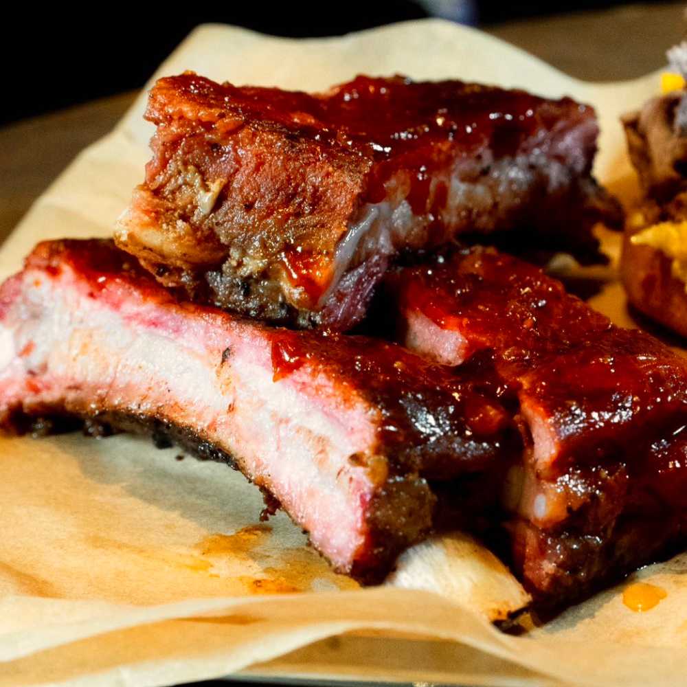 スモークポークリブ