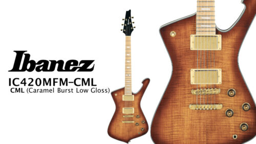 IBANEZ (アイバニーズ)より、気品あふれる、クラシカルなテイストの”Iceman” 限定モデル『IC420MFM-CML』が登場！