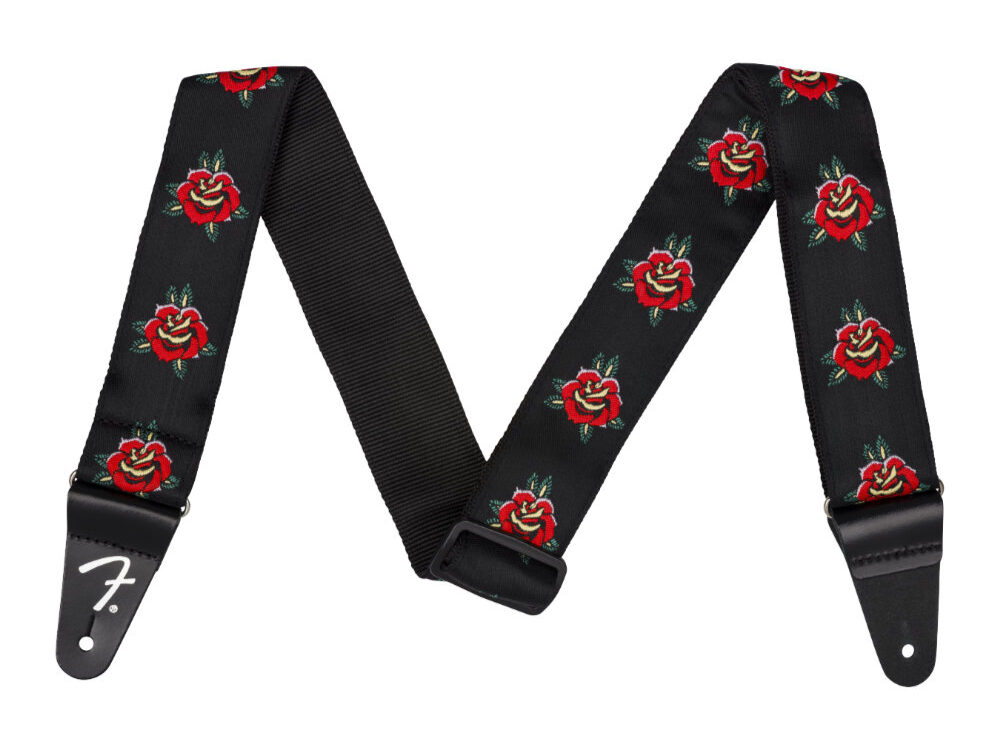 Fender フェンダー Rose Strap Red 2インチ ギターストラップ
