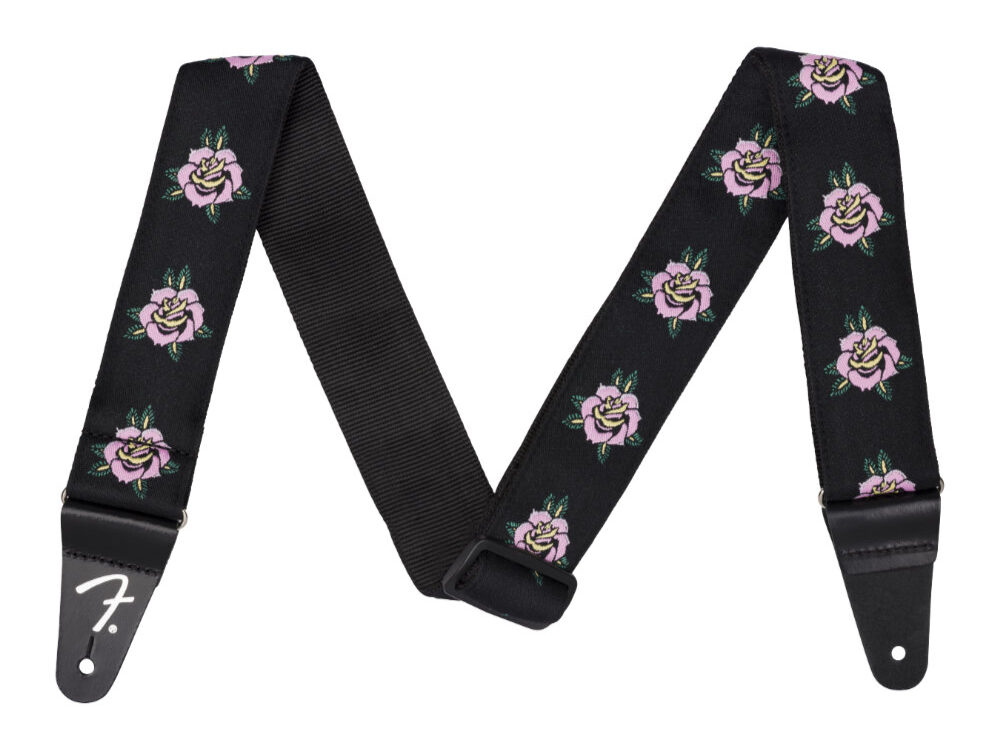 Fender フェンダー Rose Strap Pink 2インチ ギターストラップ