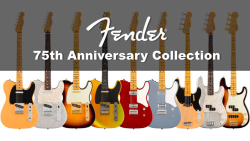 Fender（フェンダー）から テレキャスター & プレシジョンベース 誕生75周年記念コレクション全9機種が登場！