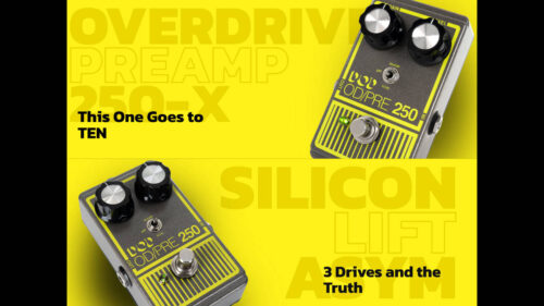 DOD(ディーオーディー)からオリジナルOD250のサウンドと操作感を再現、合計3つのドライブ・モードを装備した「Overdrive Preamp 250-X」が発売! DOD(ディーオーディー)からオリジナルOD250のサウンドと操作感を再現、合計3つのドライブ・モードを装備した「Overdrive Preamp 250-X」が発売!