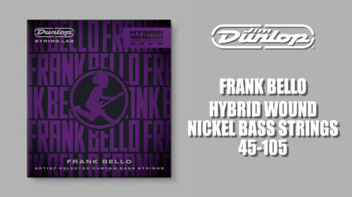 JIM DUNLOP（ジムダンロップ）からAnthrax（アンスラックス）のベーシスト、Frank Bello（フランク・ベロ）のシグネチャーベース弦が発売！