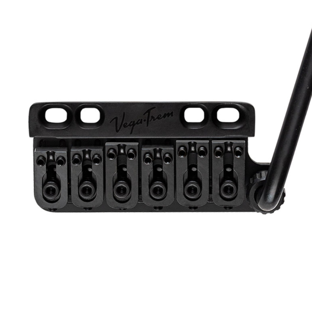 Vega-Trem VT1 Special standard Black ストラト用リプレイスメントブリッジ 6穴タイプに対応 トレモロブリッジ ベガトレム