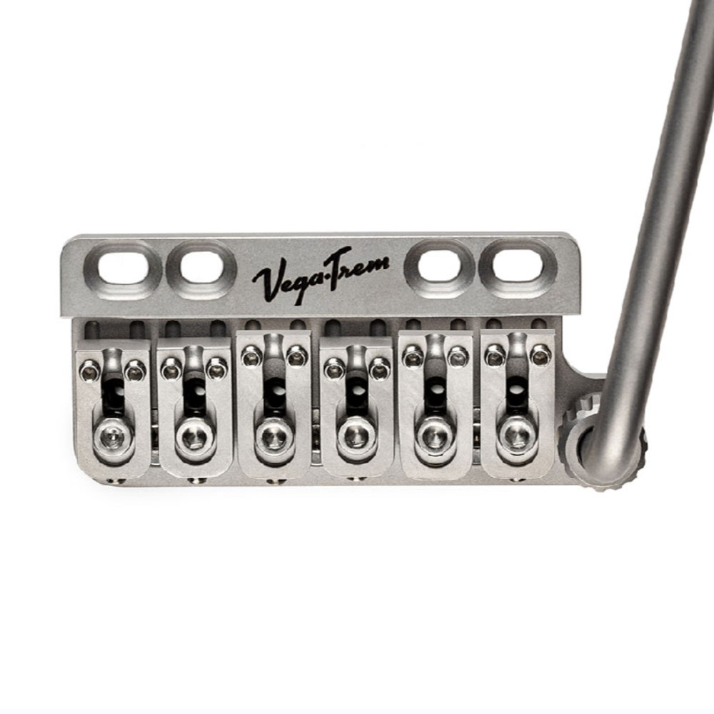 Vega-Trem VT1 Special standard Satin ストラト用リプレイスメントブリッジ 6穴タイプに対応 トレモロブリッジ ベガトレム