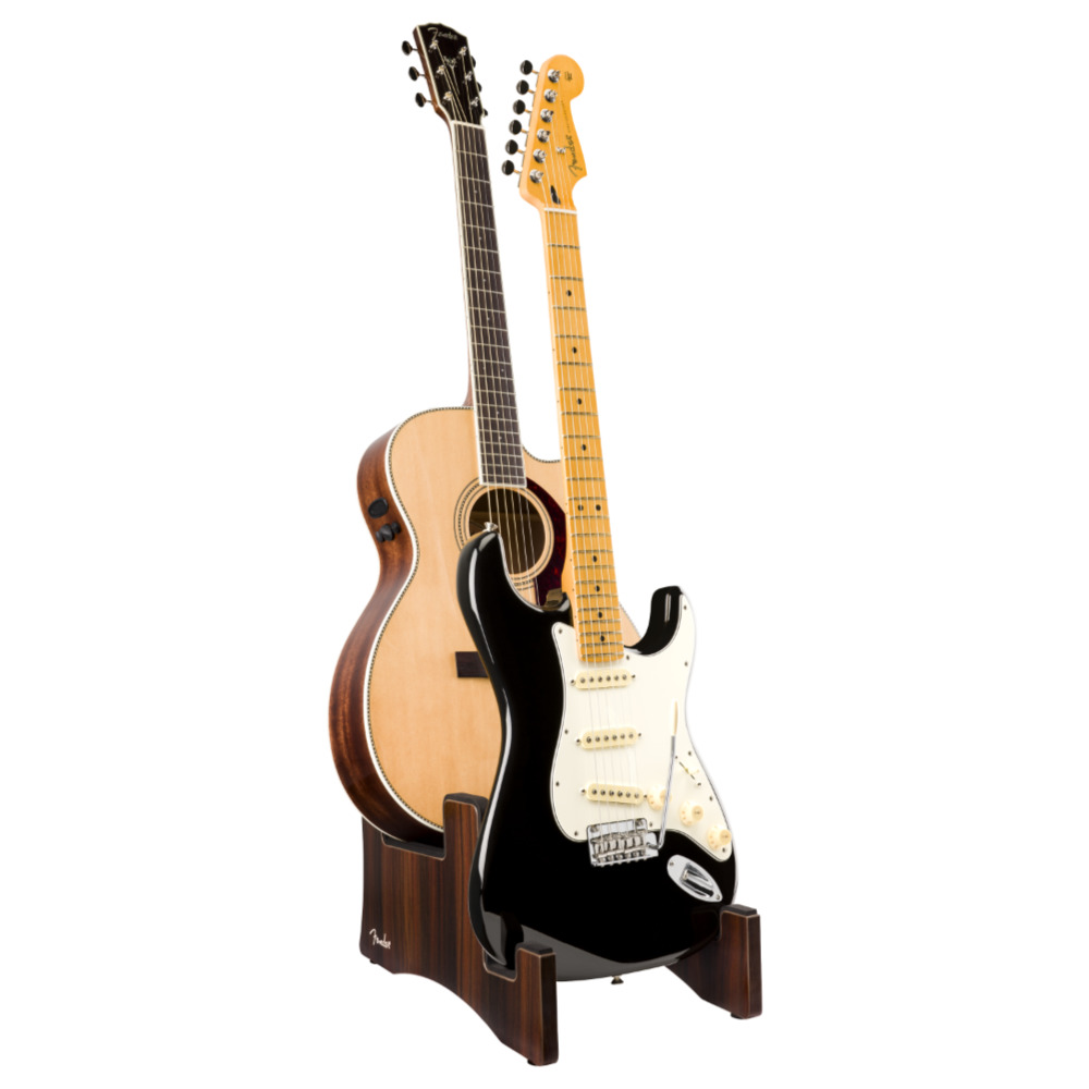 Fender フェンダー Deluxe Wooden 2-Tier Multi Stand ギタースタンド マルチスタンド