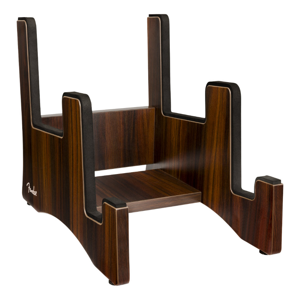 Fender フェンダー Deluxe Wooden 2-Tier Multi Stand ギタースタンド マルチスタンド