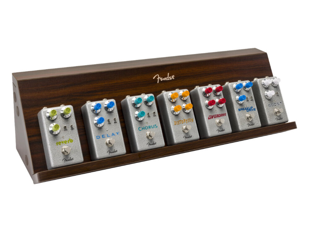 Fender フェンダー Deluxe Wooden Pedal Shelf エフェクターペダル用ディスプレイシェルフ