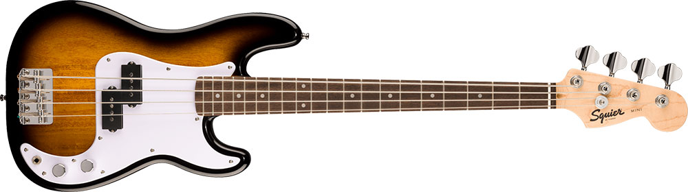 Squier スクワイア スクワイヤー Mini Precision Bass LRL 2-Color Sunburst エレキベース