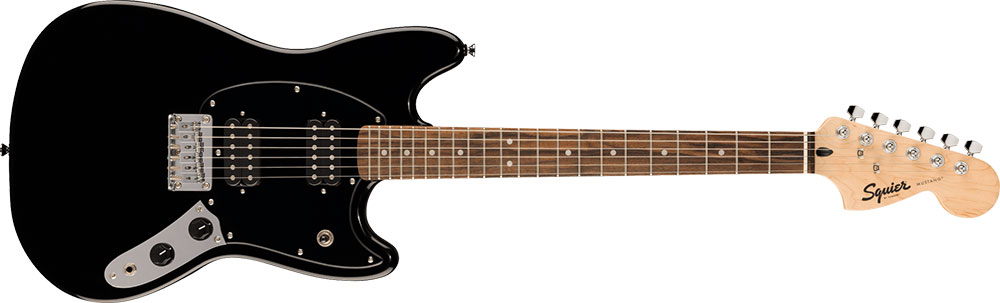 Squier スクワイア スクワイヤー Sonic Mustang HH LRL Black エレキギター