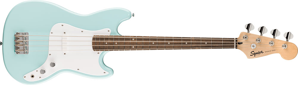 Squier スクワイア スクワイヤー Sonic Bronco Bass LRL Daphne Blue エレキベース