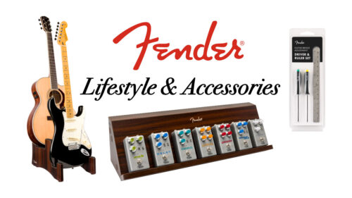 Fender（フェンダー）から 便利なセットアップツールと、自宅やスタジオ空間をスタイリッシュに彩る「2-Tier Multi Stand」「Pedal Shelf」が発売！