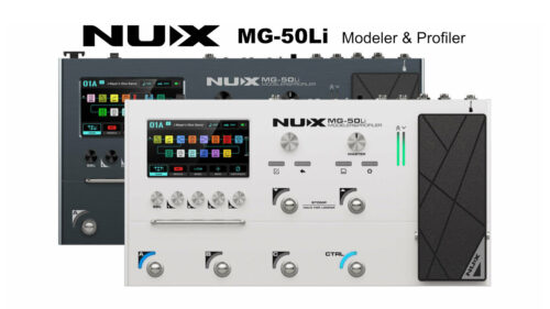 NUX（ニューエックス）からギター/ベースに最適なフラッグシップ・マルチエフェクター「MG-50Li」が登場！