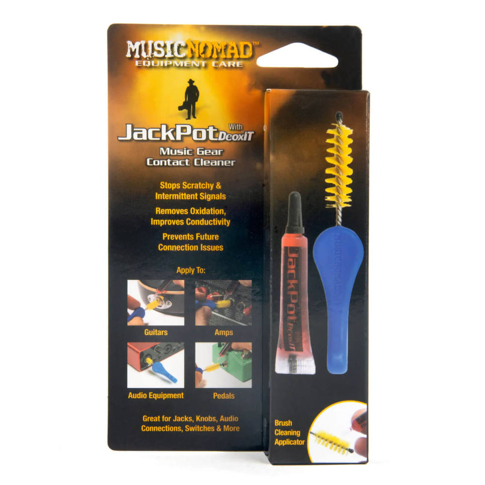 MUSIC NOMAD ミュージックノマド MN287 JackPot Music Gear Contact Cleaner 楽器機材用接点クリーナー&クリーニングブラシ