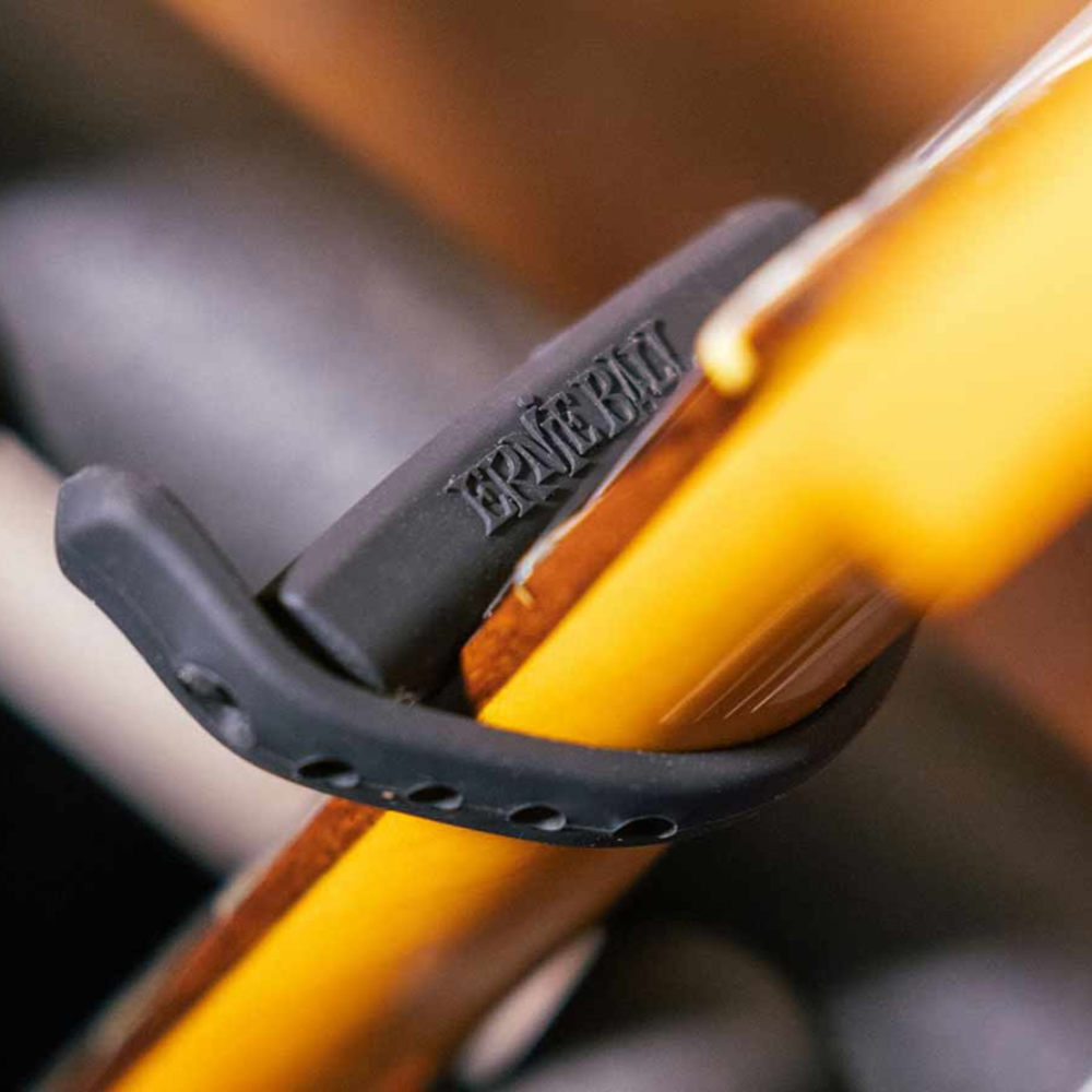 ギターカポ ERNIE BALL 9645 FLEX CAPO BK アーニーボール フレックスカポ