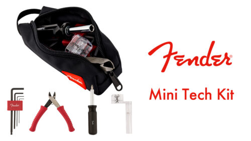 Fender（フェンダー）から移動の多いギタリストのために設計されたコンパクトなメンテナンスキット「Mini Tech Kit」が発売！