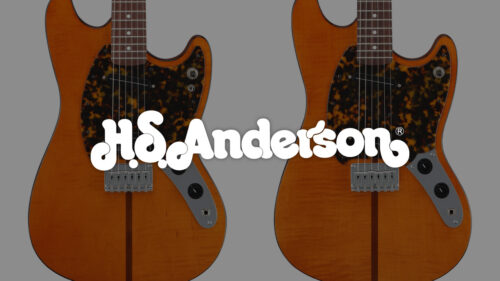 ショートスケール・ボディにBill Lawrence製ピックアップを搭載。H.S.Anderson（HSアンダーソン）「HS-3」「HS-3S」が復活！