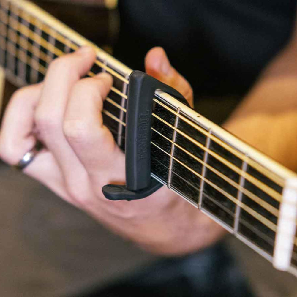 ギターカポ ERNIE BALL 9645 FLEX CAPO BK アーニーボール フレックスカポ