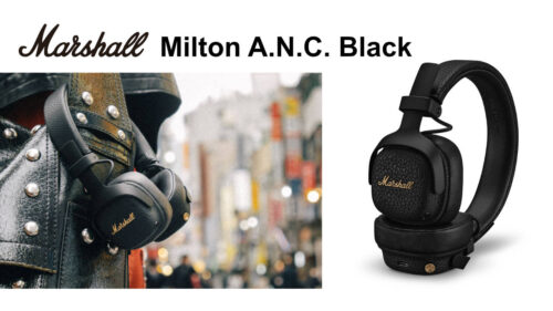 Marshall（マーシャル）から アダプティブノイズキャンセリングと80時間再生を実現したオンイヤーヘッドホン「Milton A.N.C.」が発売！