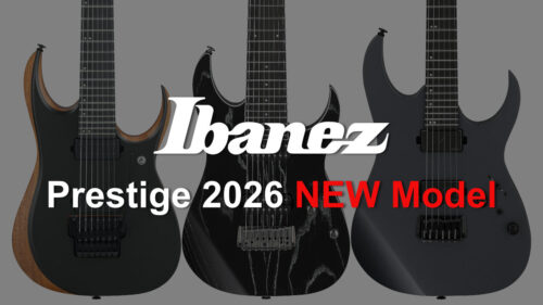 Ibanez（アイバニーズ）から PrestigeシリーズNEWモデル「GDR4327R-NTF」「RG5328R-LDK」「RGR5121RB-GRF」が発売！