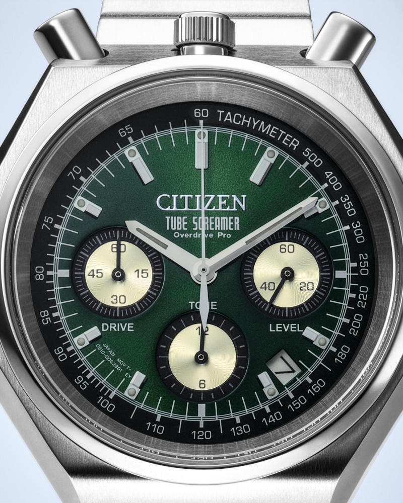 Ibanez × CITIZEN TSTCC808 TSUNO CHRONO Custom Tube Screamer Limited アイバニーズ × シチズン コラボレーションウォッチ 腕時計