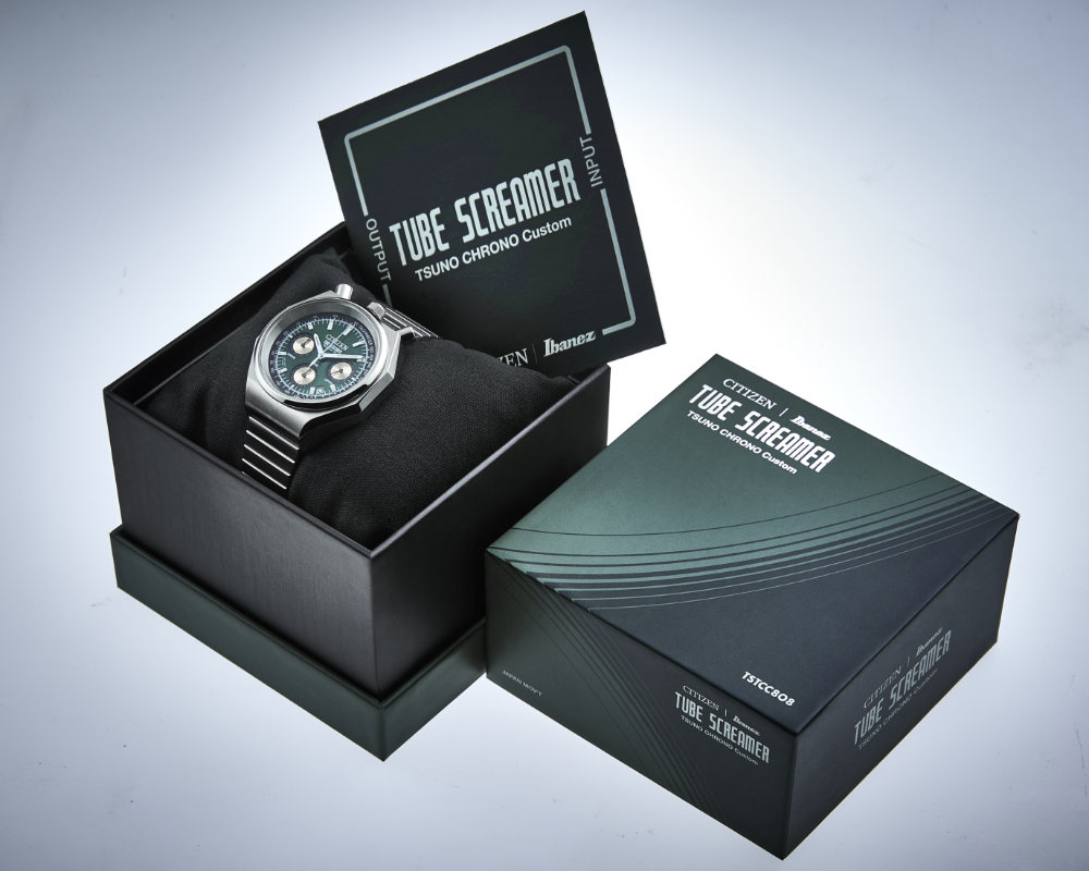 Ibanez × CITIZEN TSTCC808 TSUNO CHRONO Custom Tube Screamer Limited アイバニーズ × シチズン コラボレーションウォッチ 腕時計