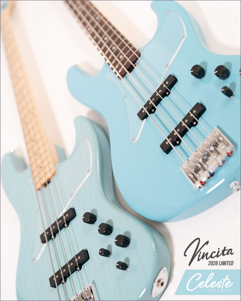 Vincita ヴィンシタ Versatilita-4st 2026 Limited Celeste エレキベース