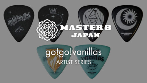MASTER 8 JAPAN（マスターエイトジャパン）からgo!go!vanillasメンバー3名のシグネチャーピックが登場！