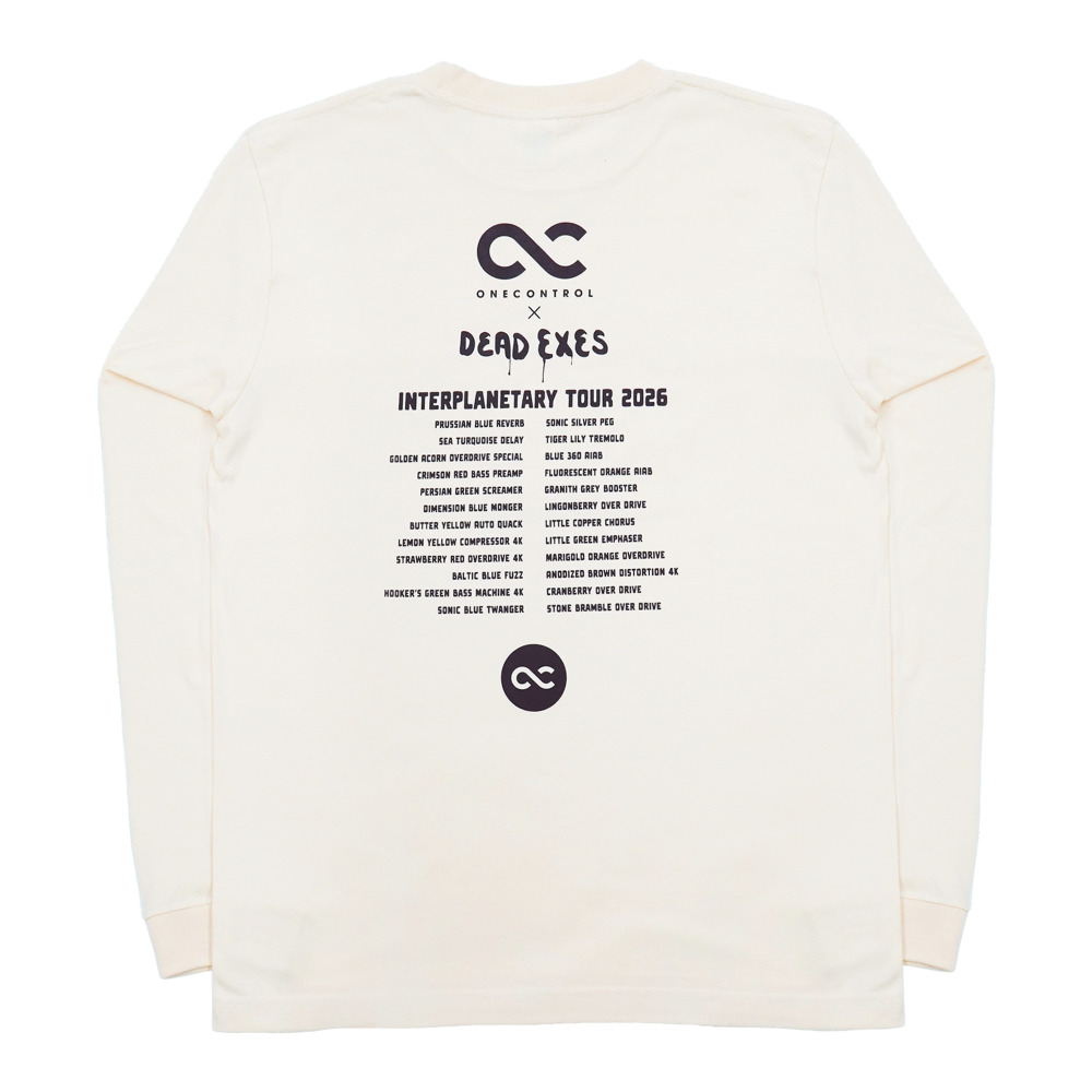 One Control ワンコントロール the Skull with Girl ロングTシャツ ヴィンテージナチュラル 長袖