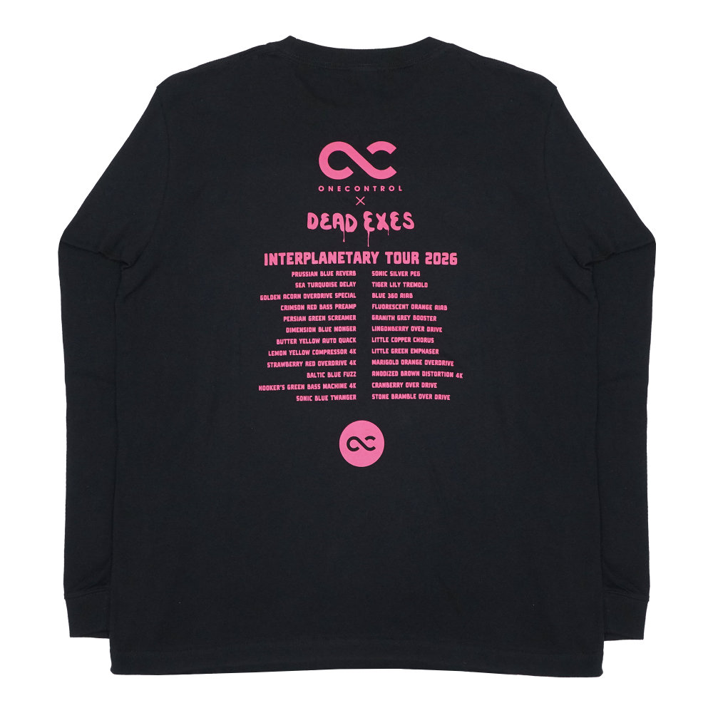 One Control ワンコントロール the Skull with Girl ロングTシャツ ブラック 長袖
