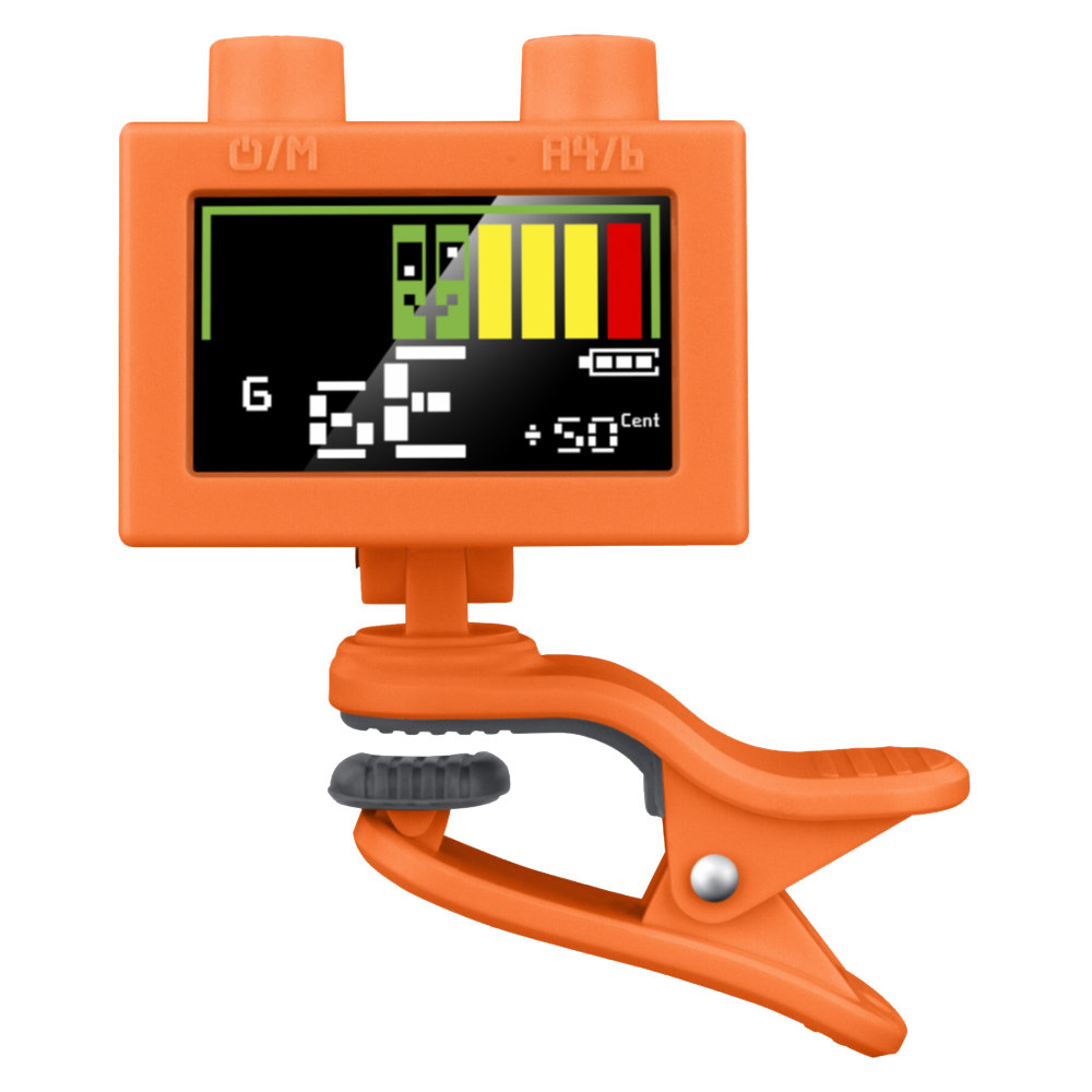 Cherub チェラブ WST-570Li Orange LET'S TUNE! 充電式リチウムバッテリー内蔵 クリップチューナー オレンジ